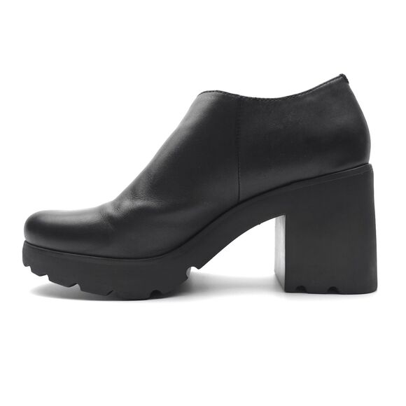 CAMPER Anouk Lug Sole Platform Dark Academia Preppy Grunge 90s Y2k Black Leather - Picture 3 of 10